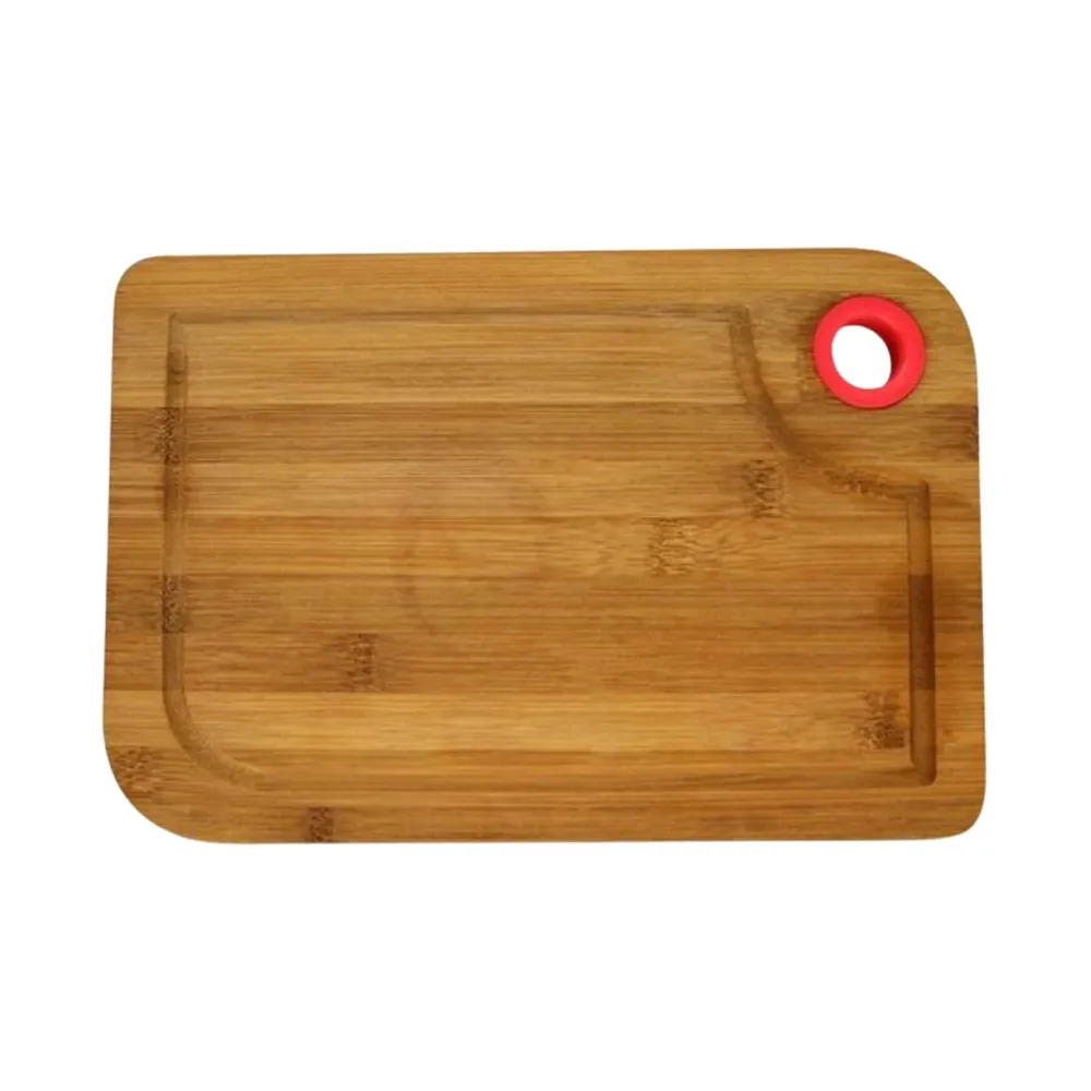 Tábua de Corte em Bambu Com Calha Para Salmora -BBL56