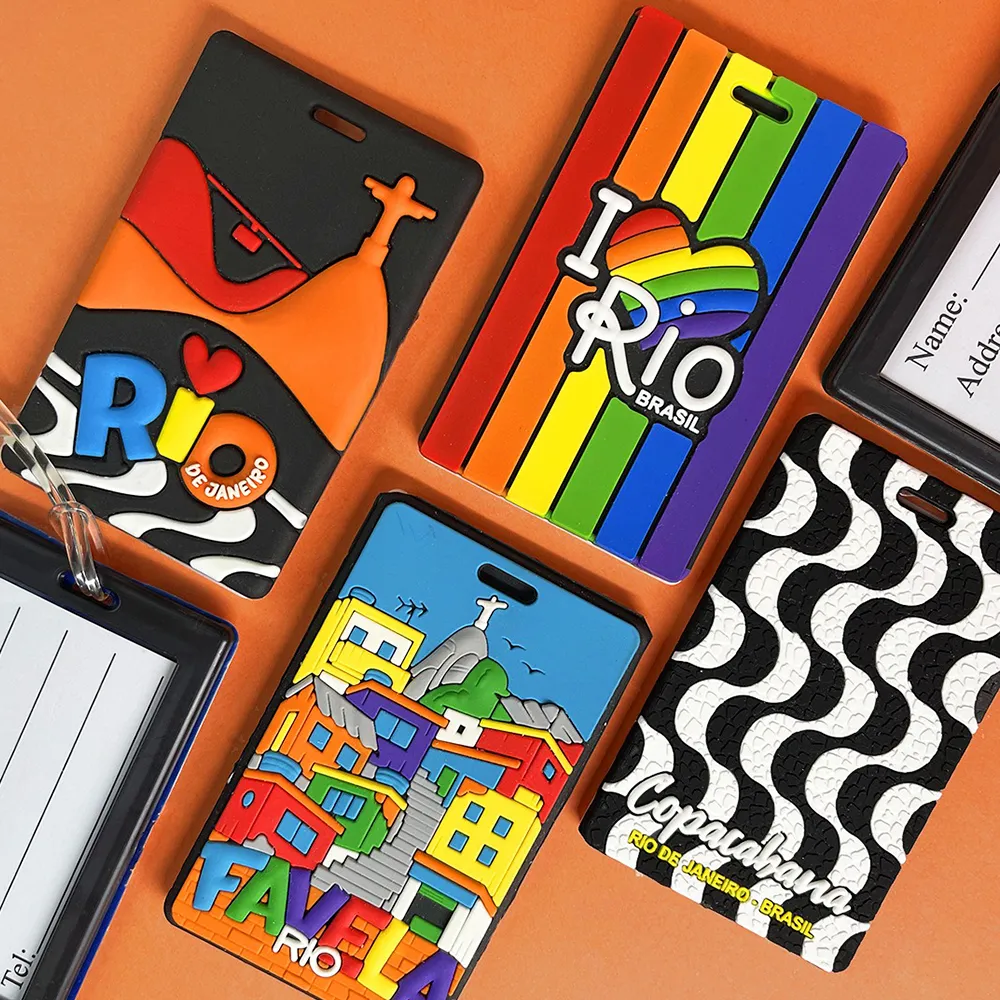 Tag emborrachada personalizada