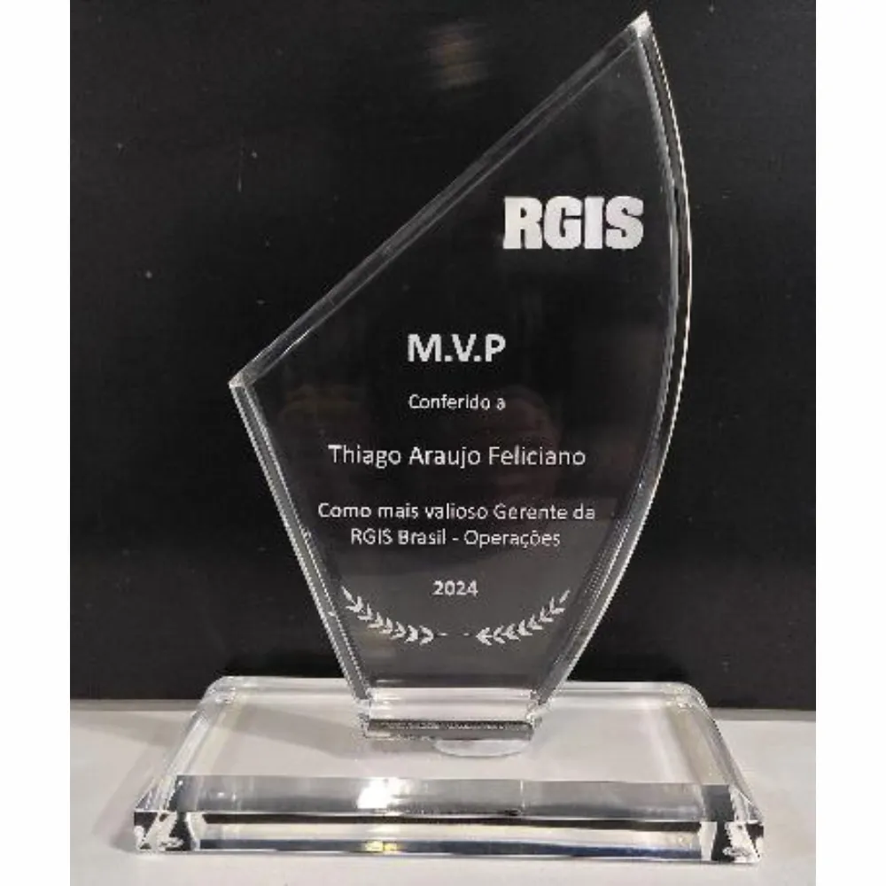 Troféu Acrílico 15x20 cm-TRF1520