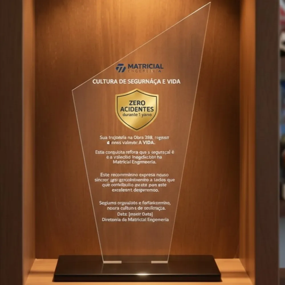 Troféu de Acrílico Recortado-202ACV