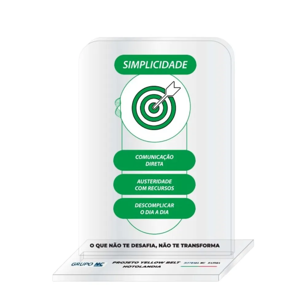 Troféu em acrílico 160mm de altura-TRF03