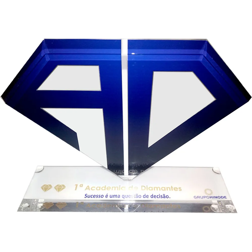 Troféu em acrílico
