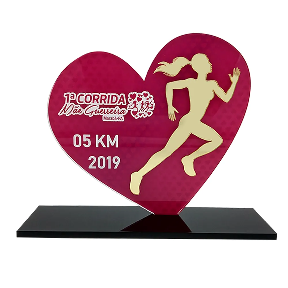Troféu em acrílico