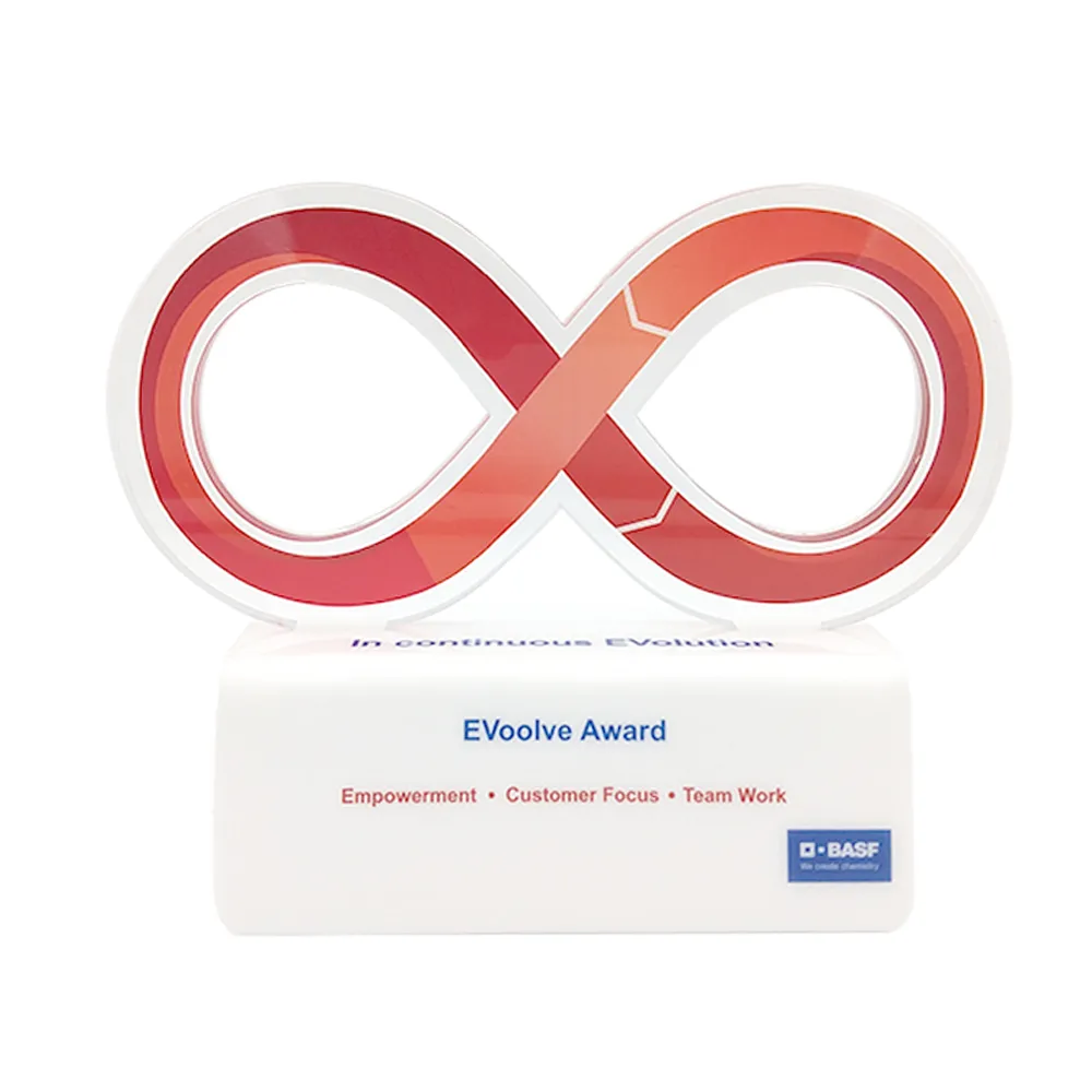 Troféu em acrílico