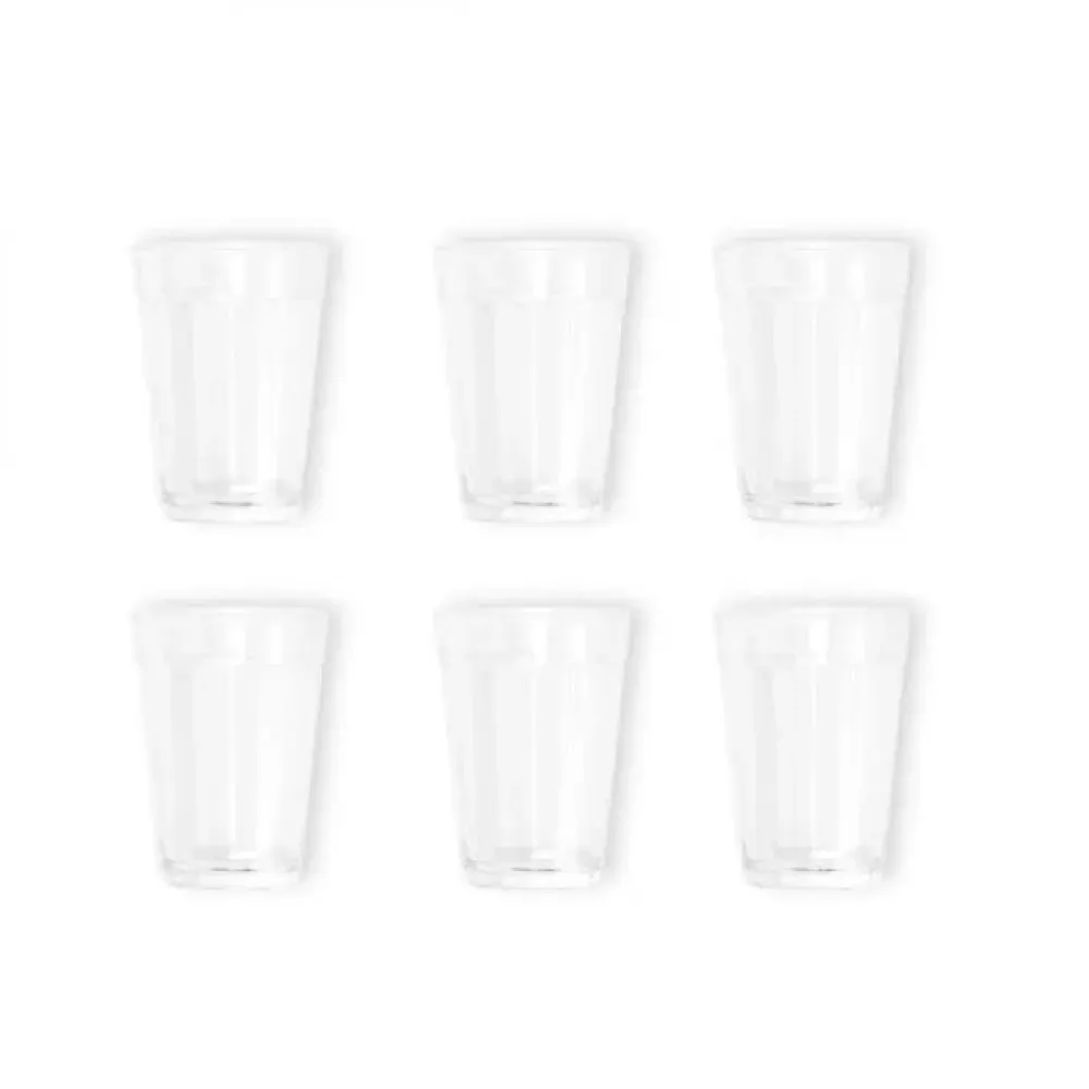 CONJ. COPOS AMERICANOS MULTIUSO - 190 ML - 6 PÇS