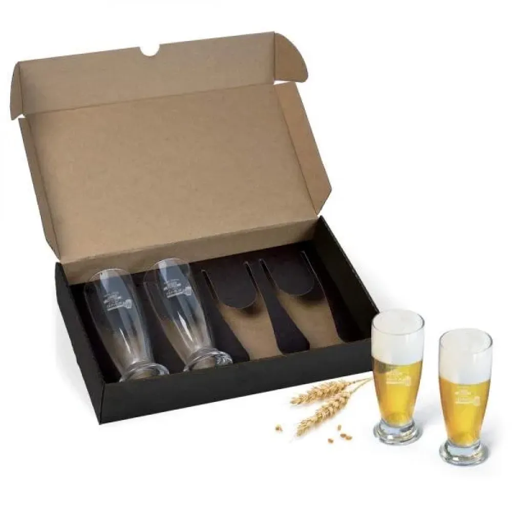 JOGO DE COPOS VIDRO P / CERVEJA / DRINK 200 ML - 4 PÇS-VI-00224