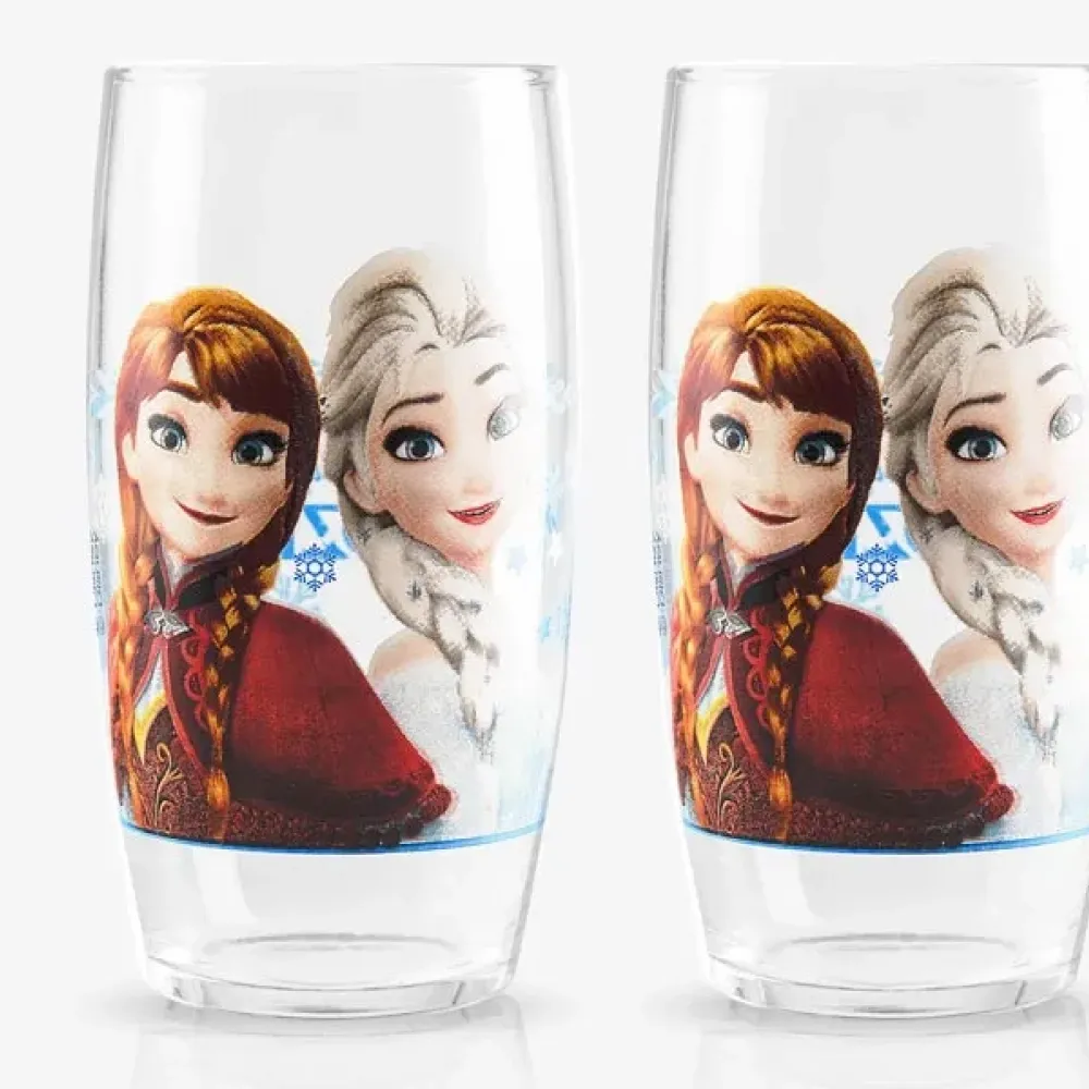 JOGO DE COPOS VIDRO 300 ML - FROZEN - 2 PÇS