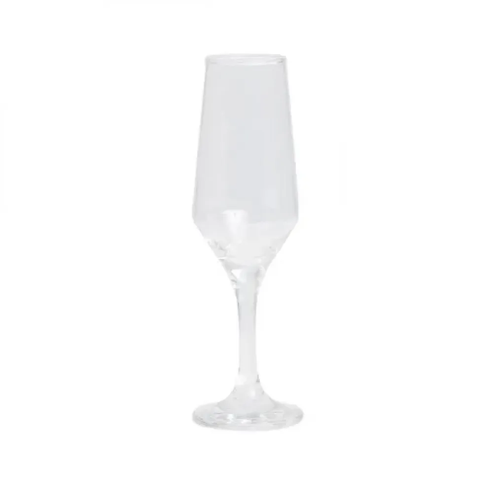 TAÇA DE VIDRO P/ CHAMPAGNE - 186 ML