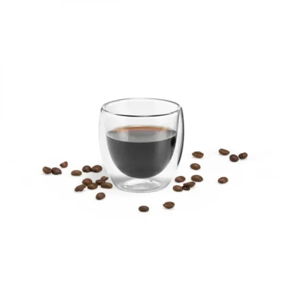 COPO EM VIDRO PAREDE DUPLA - 100 ML