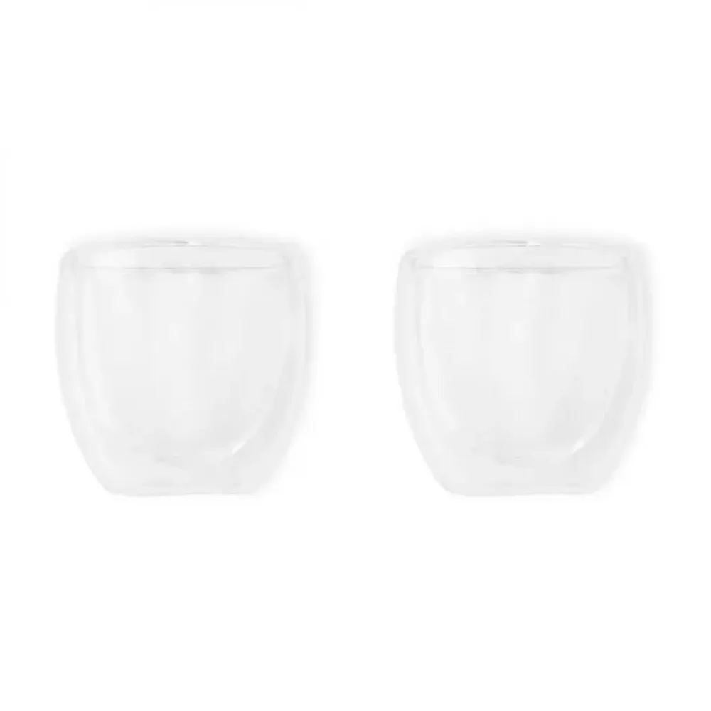 CONJ. DE COPOS COM PAREDE DUPLA - 2 PÇS