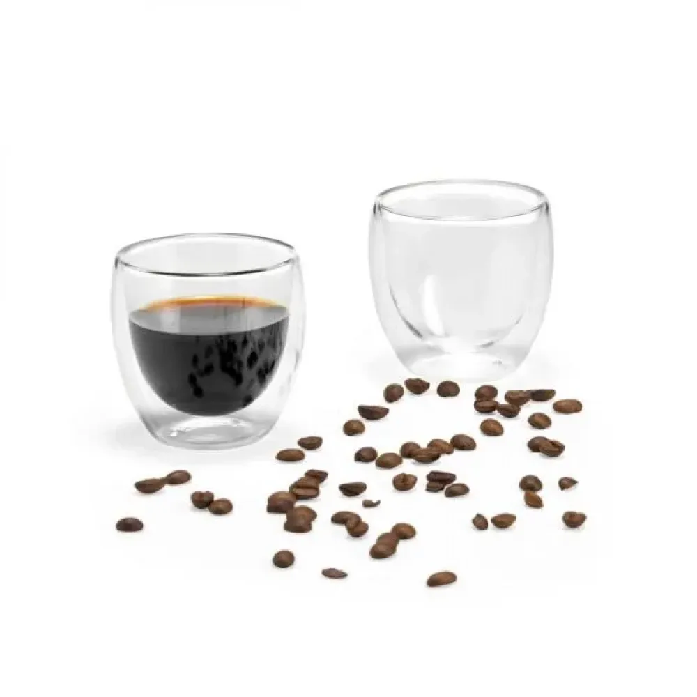 CONJ. DE COPOS COM PAREDE DUPLA - 2 PÇS