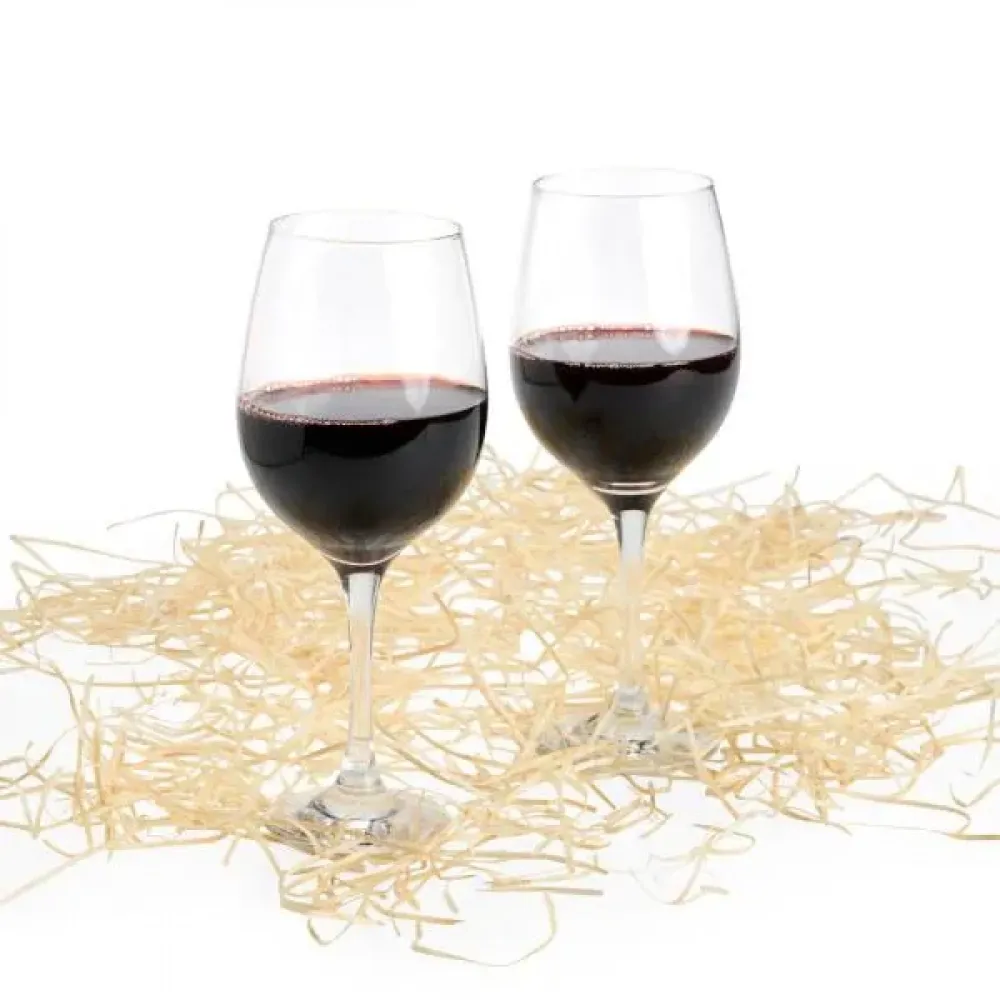 JOGO DE TAÇAS DE VIDRO P /  VINHO 490 ML - 2 PÇS - NÃO ACOMPANHA A GARRAFA