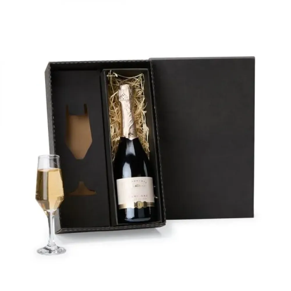 TAÇA DE VIDRO P/ CHAMPAGNE 190 ML - NÃO ACOMPANHA GARRAFA-VI-Z0721