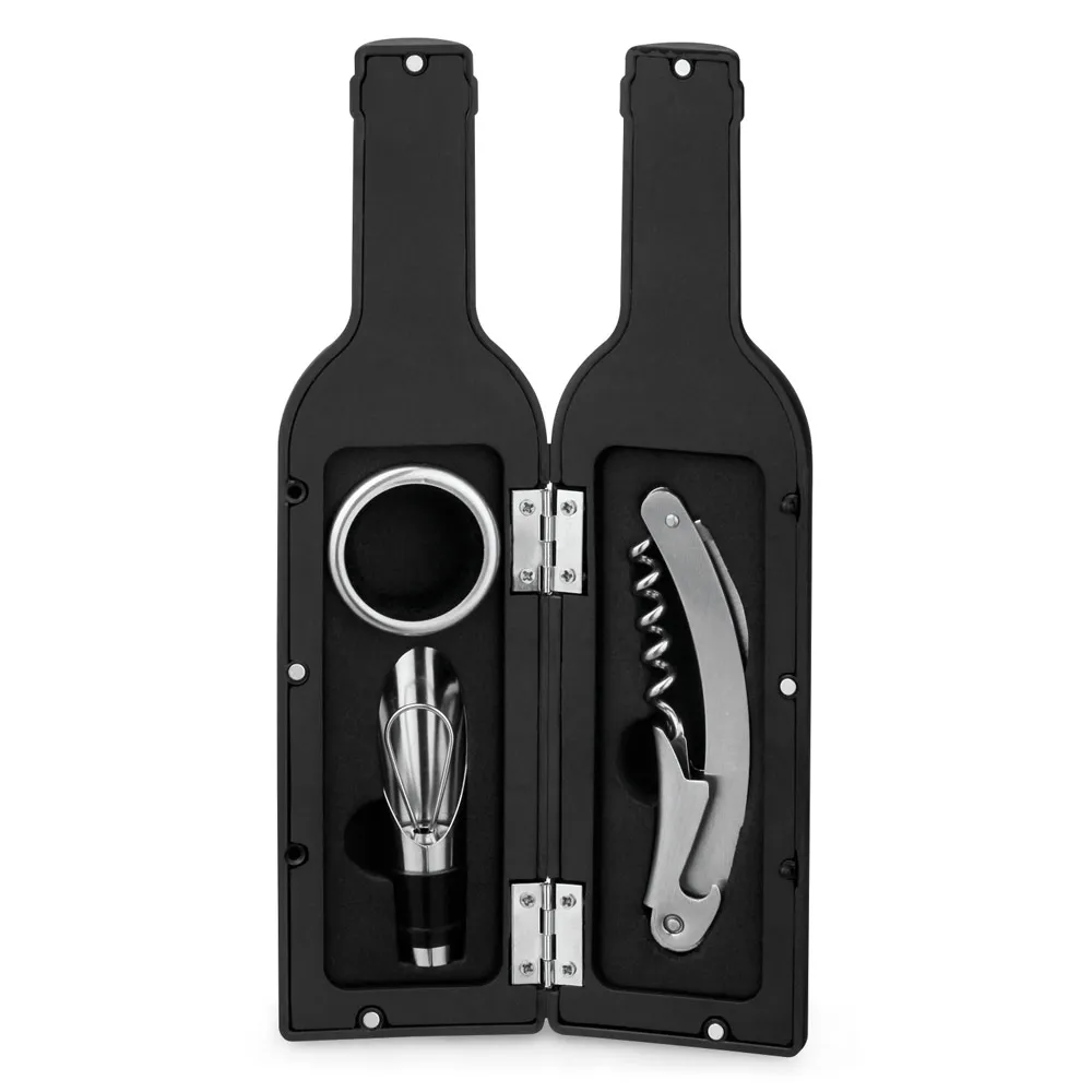 VINET. Conjunto para vinho em metal