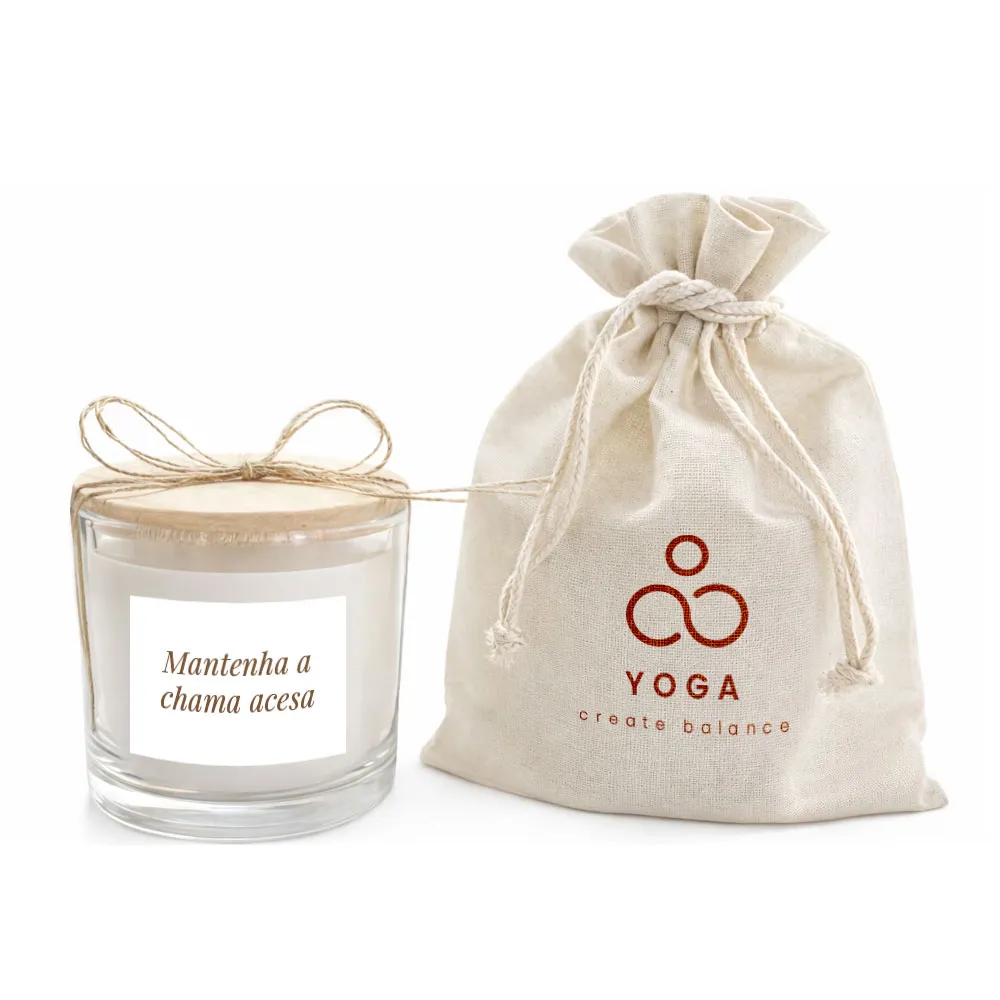 Vela aromática personalizada