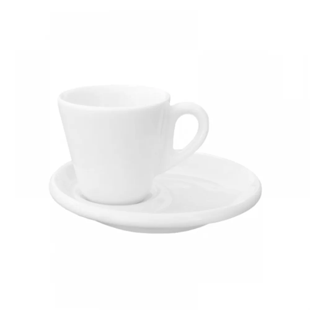 Xícara com pires Pirâmide - 50 ml.-BC0004FC