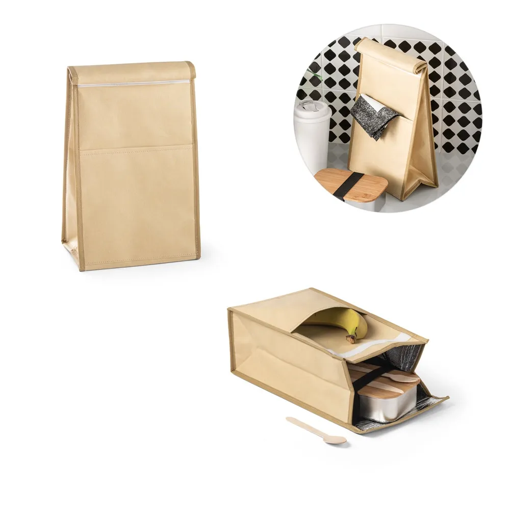 YORK. Cooler. Bolsa térmica 4 L em papel com isolamento térmico