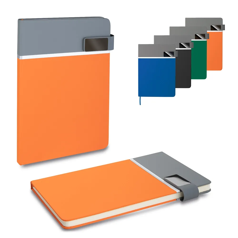Caderno A5 em PU (21X15cm)