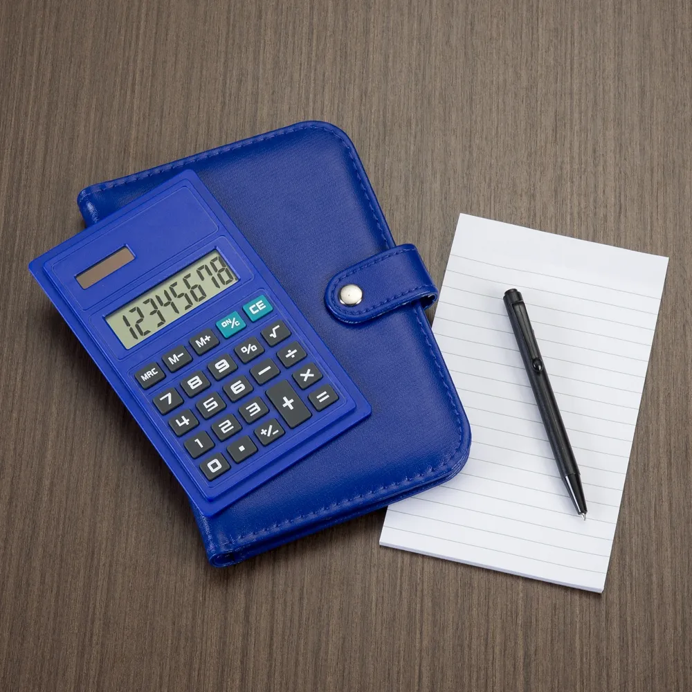 #Bloco de Anotações com Calculadora e Caneta