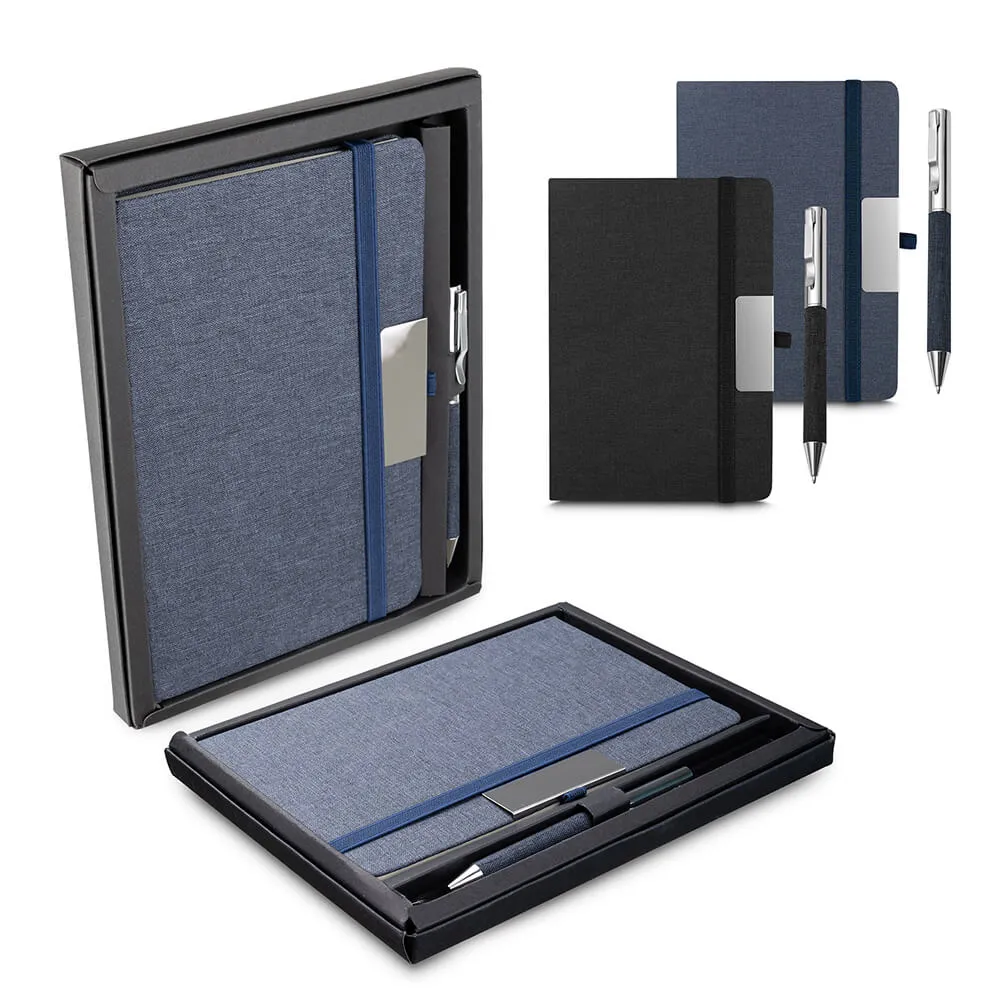 Kit Executivo Caderno com Caneta-FB-CAD155