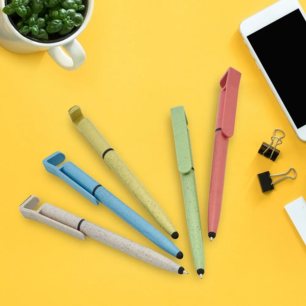 Caneta Touch Porta Celular Ecológica