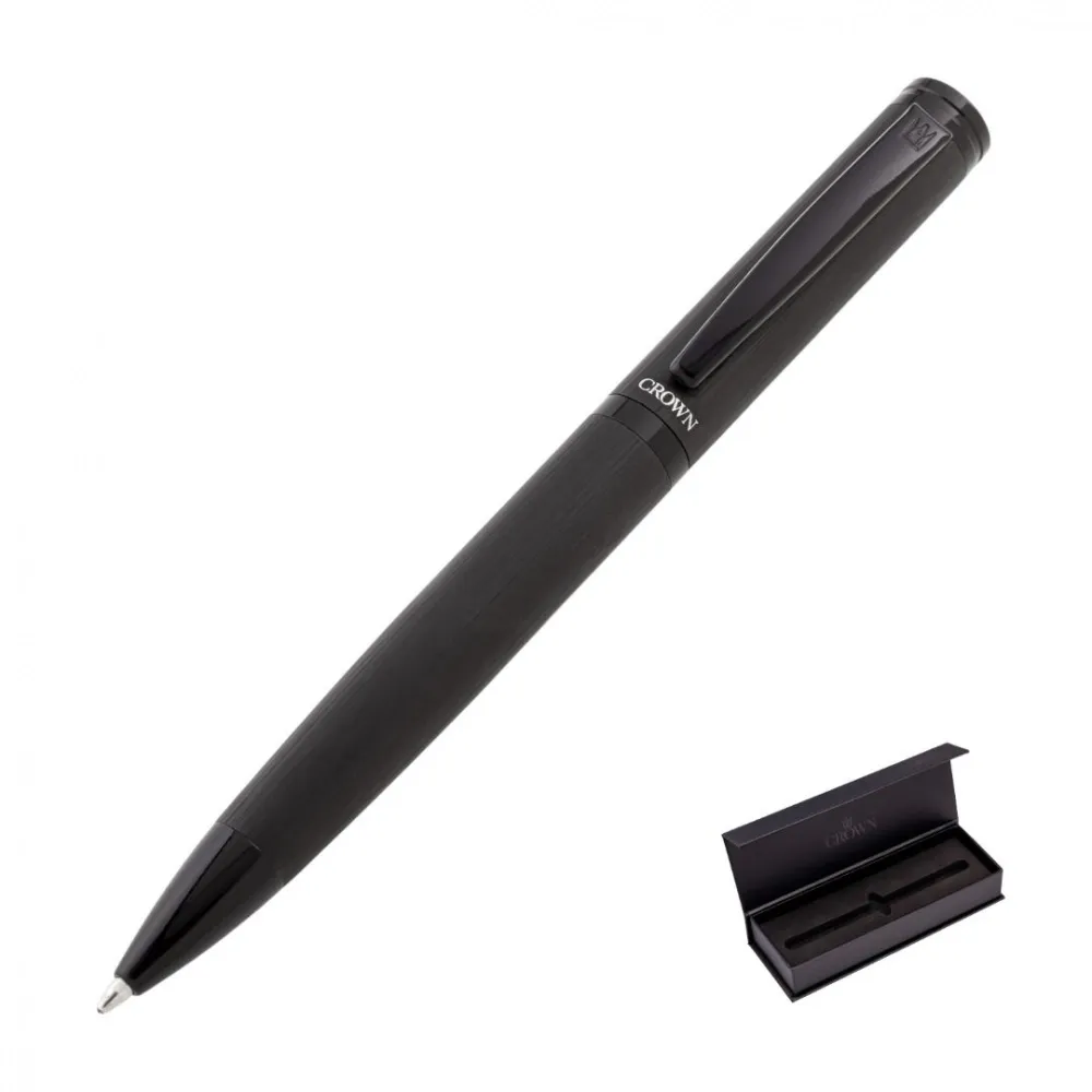 CANETA CROWN BLACK LION ESF PRETA-DI10009