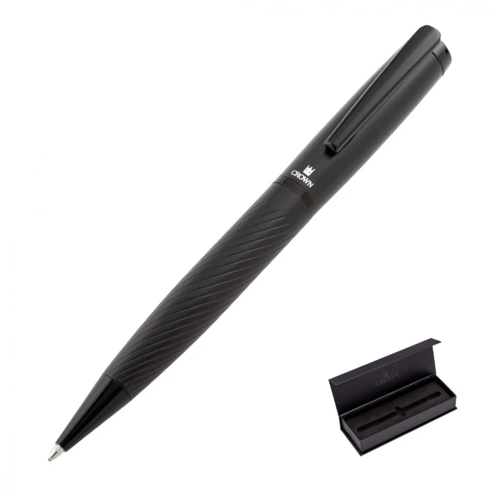 CANETA CROWN BLACK POWER ESF PRETA- KIT-DI10010KT