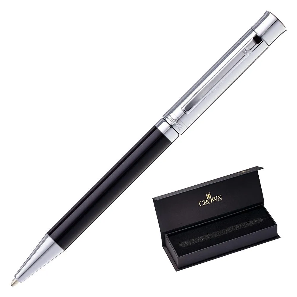 CANETA CROWN JAZZ ESF PRETA- KIT-DI10057KT