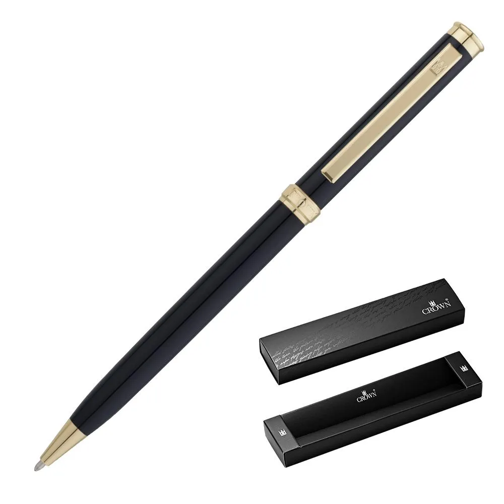 CANETA CROWN LIVERPOOL GOLD ESF PRETA- KIT-DI10080PKT