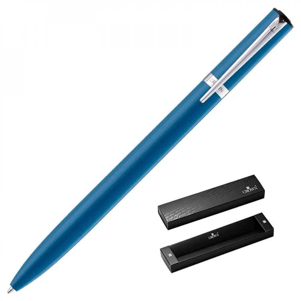 CANETA CROWN AVENTURA ESF AZUL-DI18002A