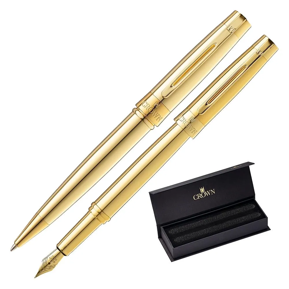 CANETA CROWN PRESIDENT CONJ ESF + TINT- KIT-DI49840KT