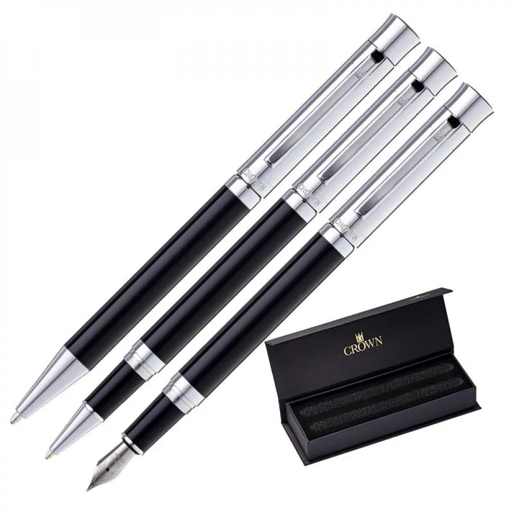 CANETA CROWN JAZZ CONJ ESF + ROL + TINT-DI90057
