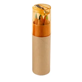 Miniatura de imagem do produto ROLS. Caixa cilíndrica em cartão com 6 mini lápis