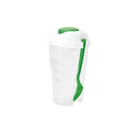 Miniatura de imagem do produto TURMERIC. Copo para salada em PP com garfo e molheira 850 mL