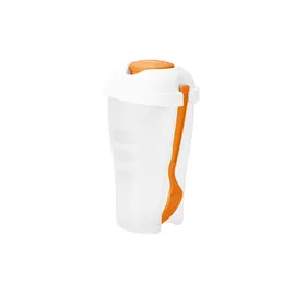 Miniatura de imagem do produto TURMERIC. Copo para salada em PP com garfo e molheira 850 mL