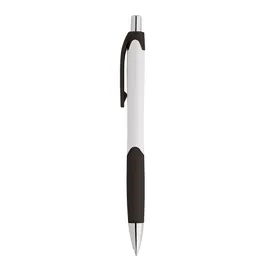 Miniatura de imagem do produto CARIBE WHITE. Esferográfica em ABS com grip e acabamento brilhante