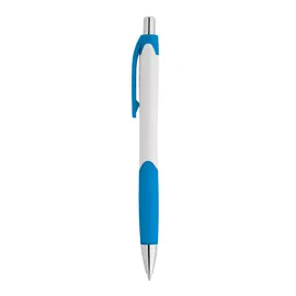 Miniatura de imagem do produto CARIBE WHITE. Esferográfica em ABS com grip e acabamento brilhante