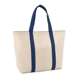 Miniatura de imagem do produto VILLE. Sacola 100% algodão canvas (280 g/m²) com bolso frontal e bolso interior