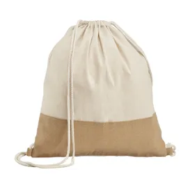 Miniatura de imagem do produto SABLON. Sacola tipo mochila 100% algodão (160 g/m²)