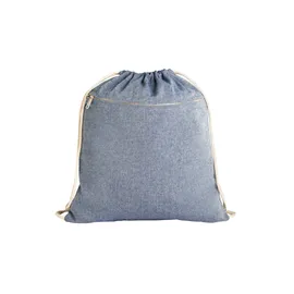 Miniatura de imagem do produto CHANCERY. Sacola tipo mochila eem 70% algodão reciclado e 30% poliéster reciclado sem tingimento (140 g/m²)