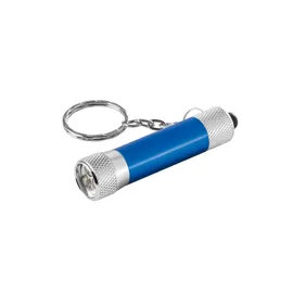 Miniatura de imagem do produto LERGAN. Chaveiro em alumínio com lanterna de 3 luzes LEDs