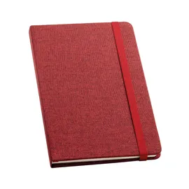 Miniatura de imagem do produto HUGO. Caderno A5 em tecido poliéster com folhas pautadas