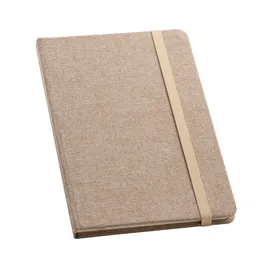 Miniatura de imagem do produto HUGO. Caderno A5 em tecido poliéster com folhas pautadas