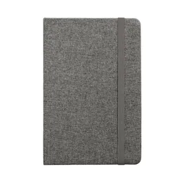 Miniatura de imagem do produto HUGO. Caderno A5 em tecido poliéster com folhas pautadas