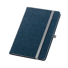 Miniatura de imagem do produto DENIM. Caderno A5 em tecido tipo jeans com folhas pautadas