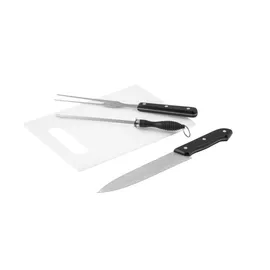 Miniatura de imagem do produto RAVIOLI. Kit churrasco em estojo em 210D com peças em aço inox e PP