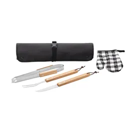 Miniatura de imagem do produto CHAMP. Kit churrasco com 4 utensílios