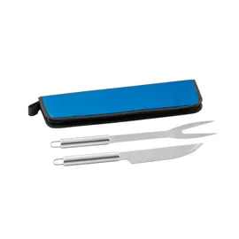 Miniatura de imagem do produto DURAND. Kit churrasco em estojo em 210D com 2 utensílios em aço inox