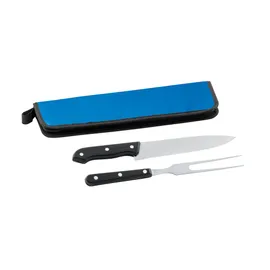 Miniatura de imagem do produto JULLEMIER. Kit churrasco em estojo em 210D em 2 utensílios em aço inox e PP
