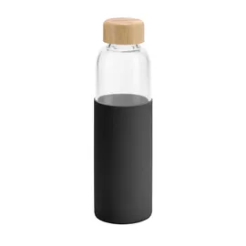 Miniatura de imagem do produto DAKAR. Squeeze em vidro borossilicato e bambu 600 mL